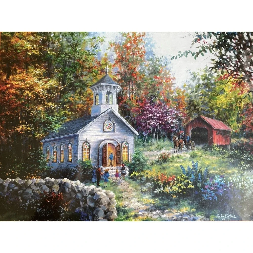 SunsOut Worship in the Countryside Jigsaw Puzzle Pc 1500 24